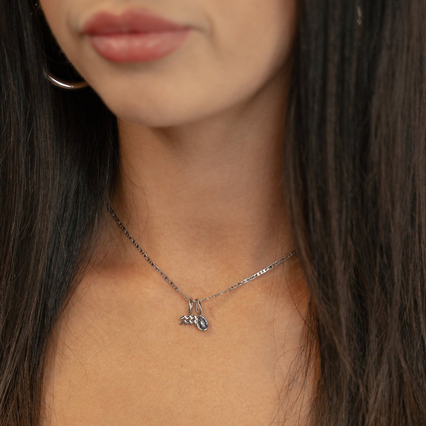 Skinny Anchor Chain Necklace