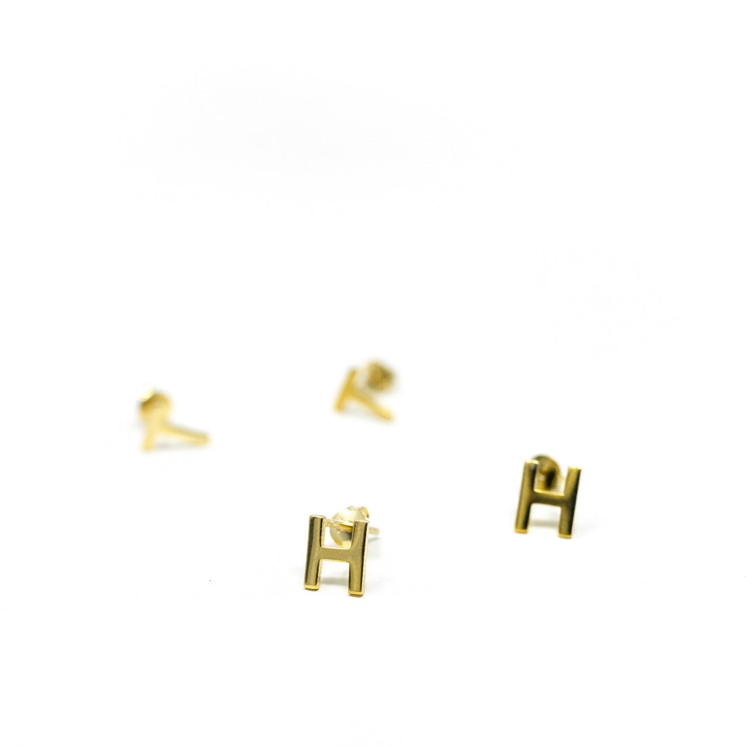 Classic Initial Earrings