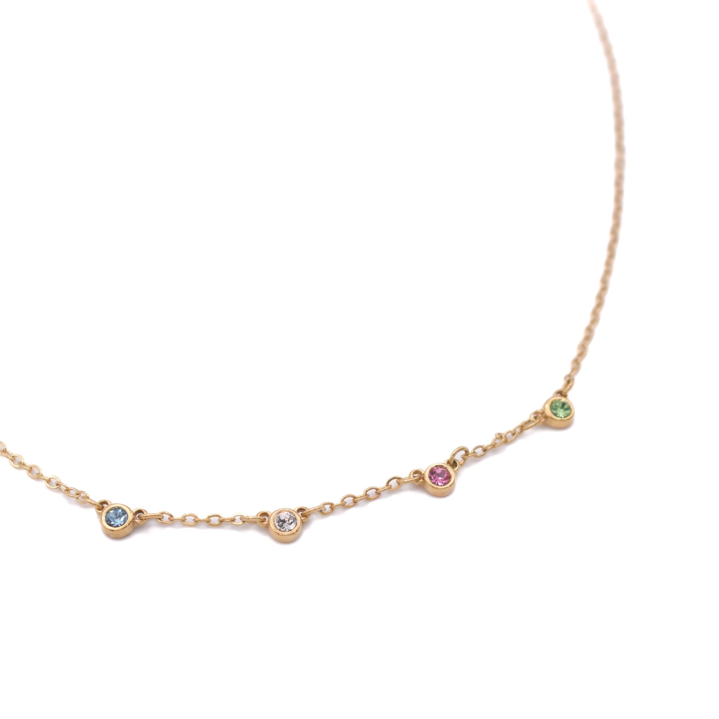 Custom Birthstone Strand Necklace