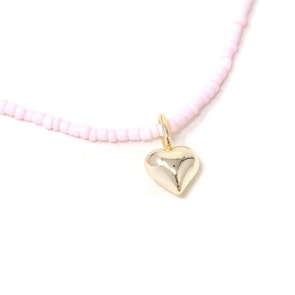 Mini Puffy Heart Charm