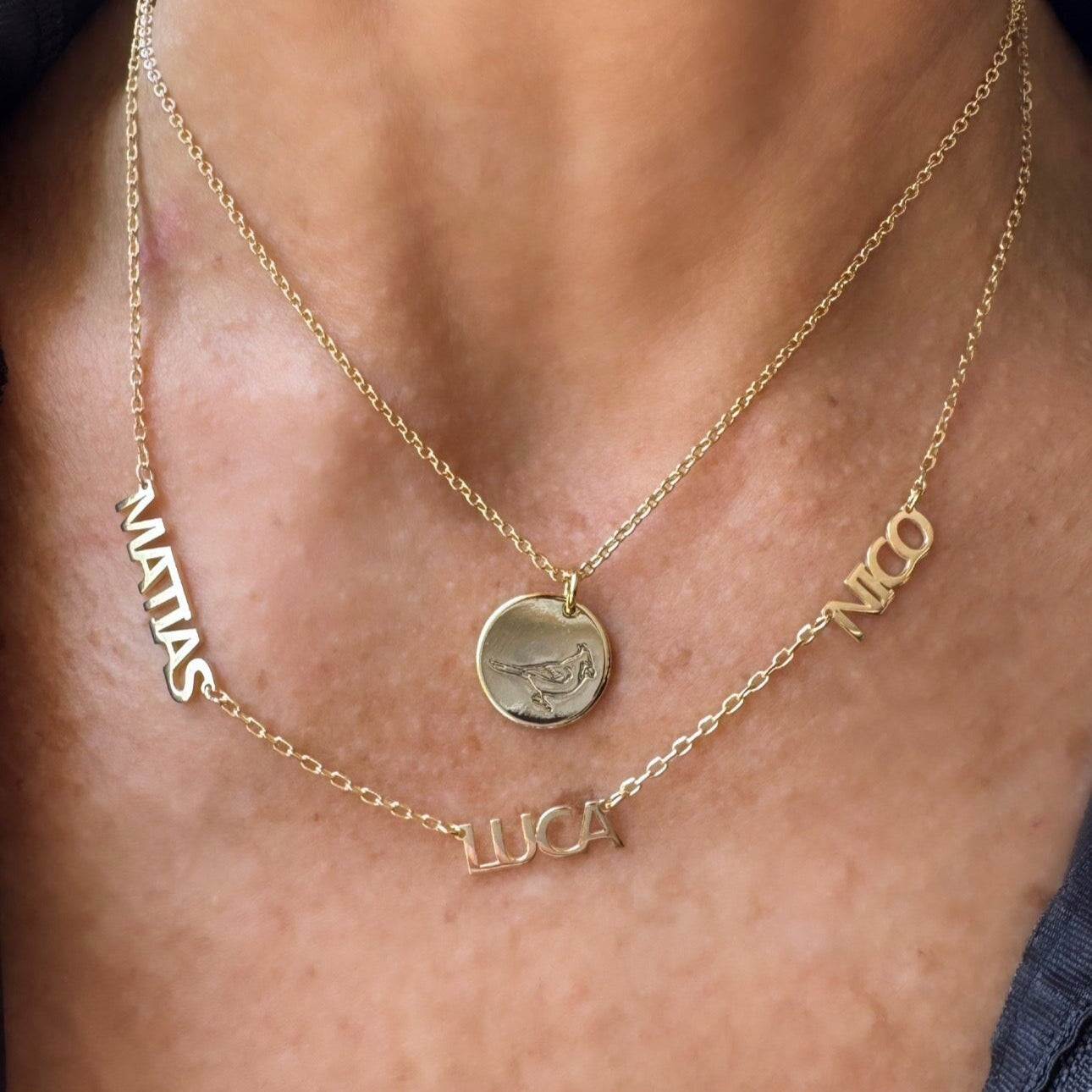 The Crew Cardinal Charm Necklace