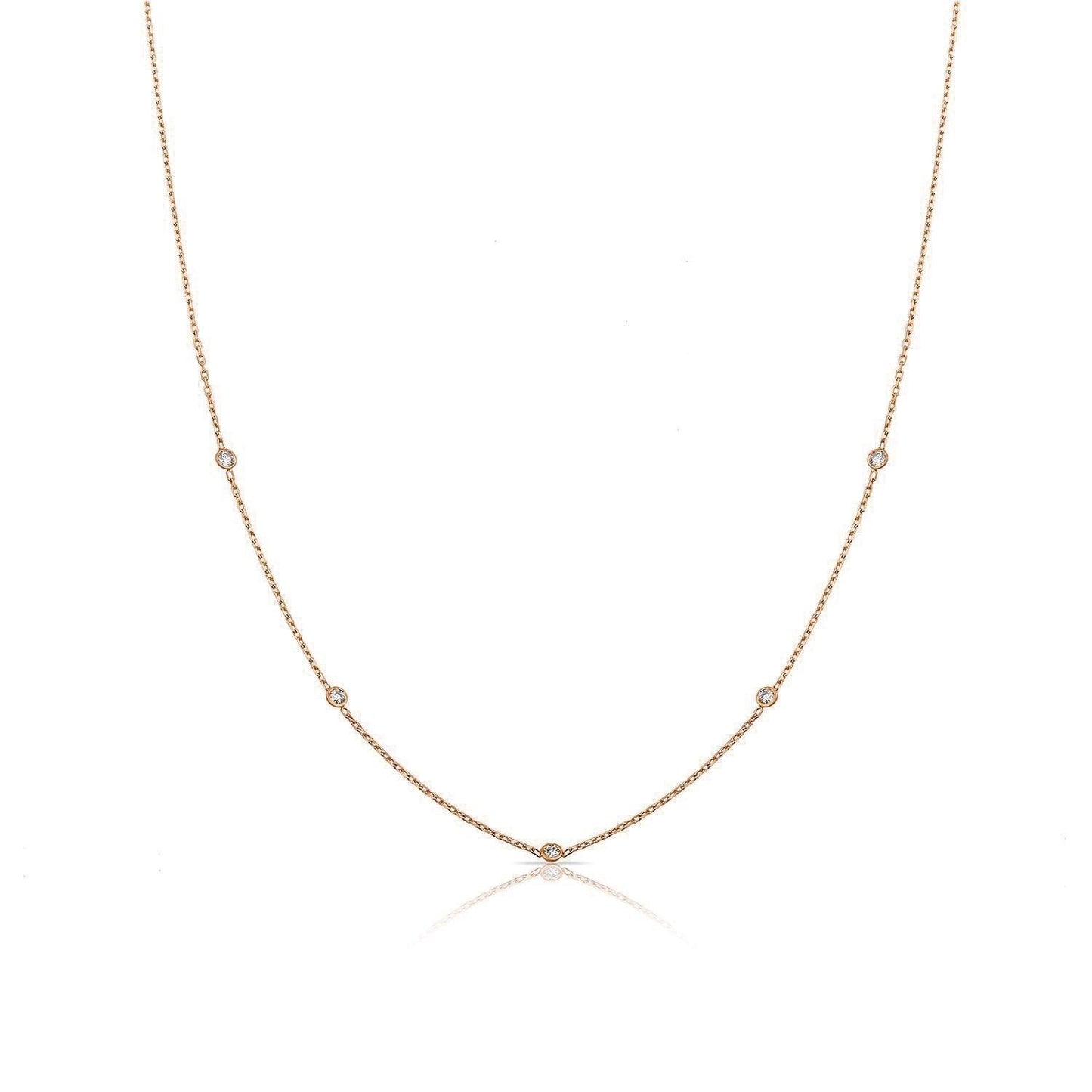 TSK Loverly Diamond Dotted Necklace