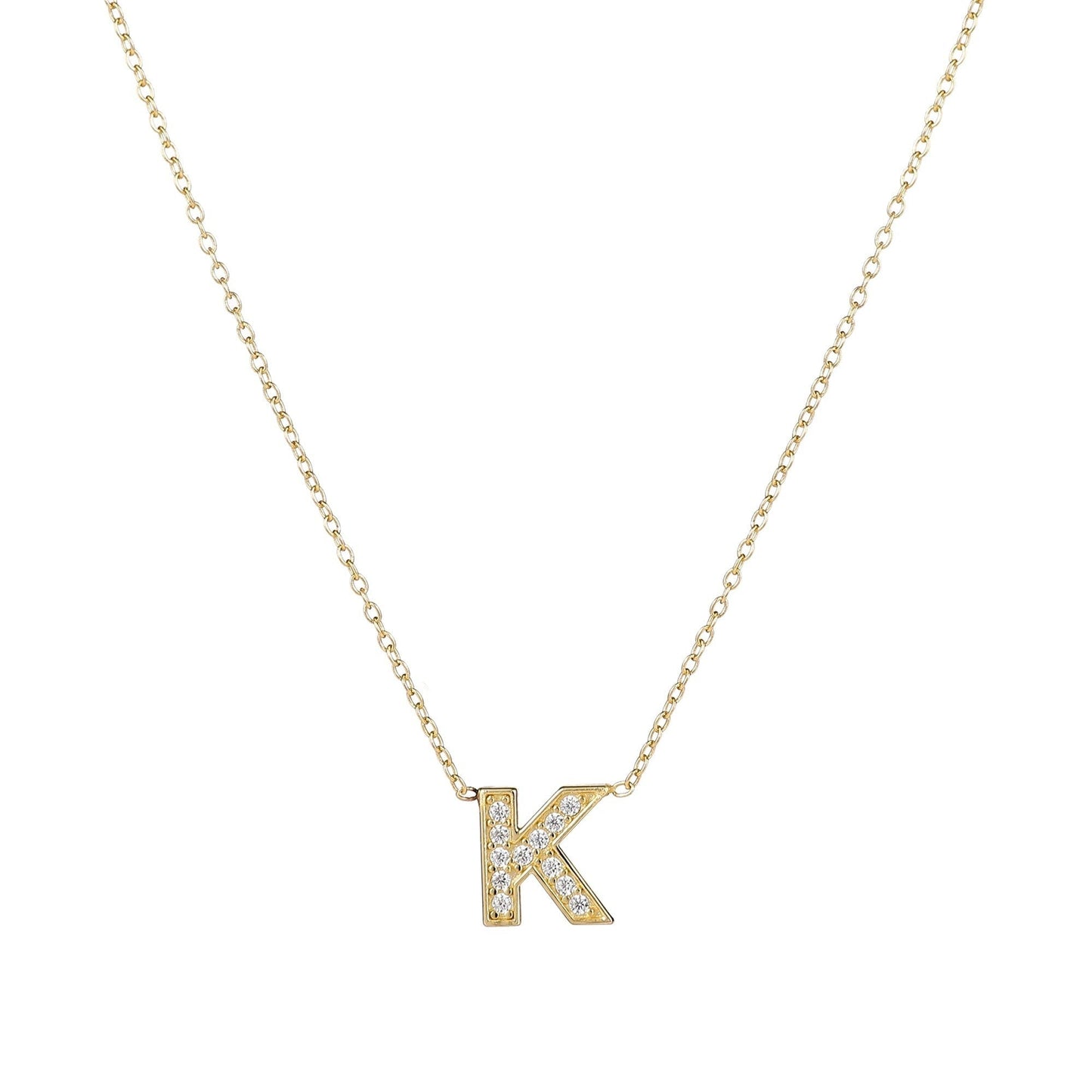 Custom Bold Initial Necklace