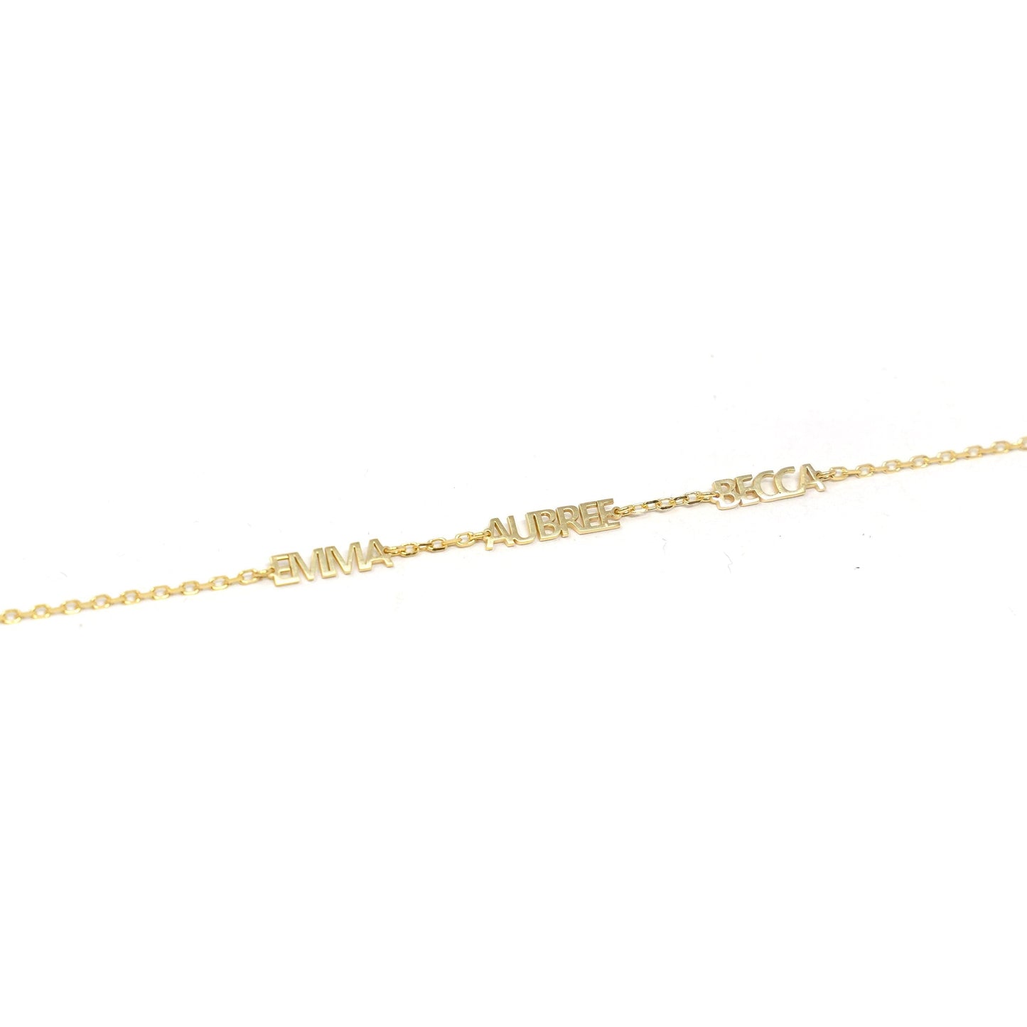 Custom My Mantra Name Bracelet