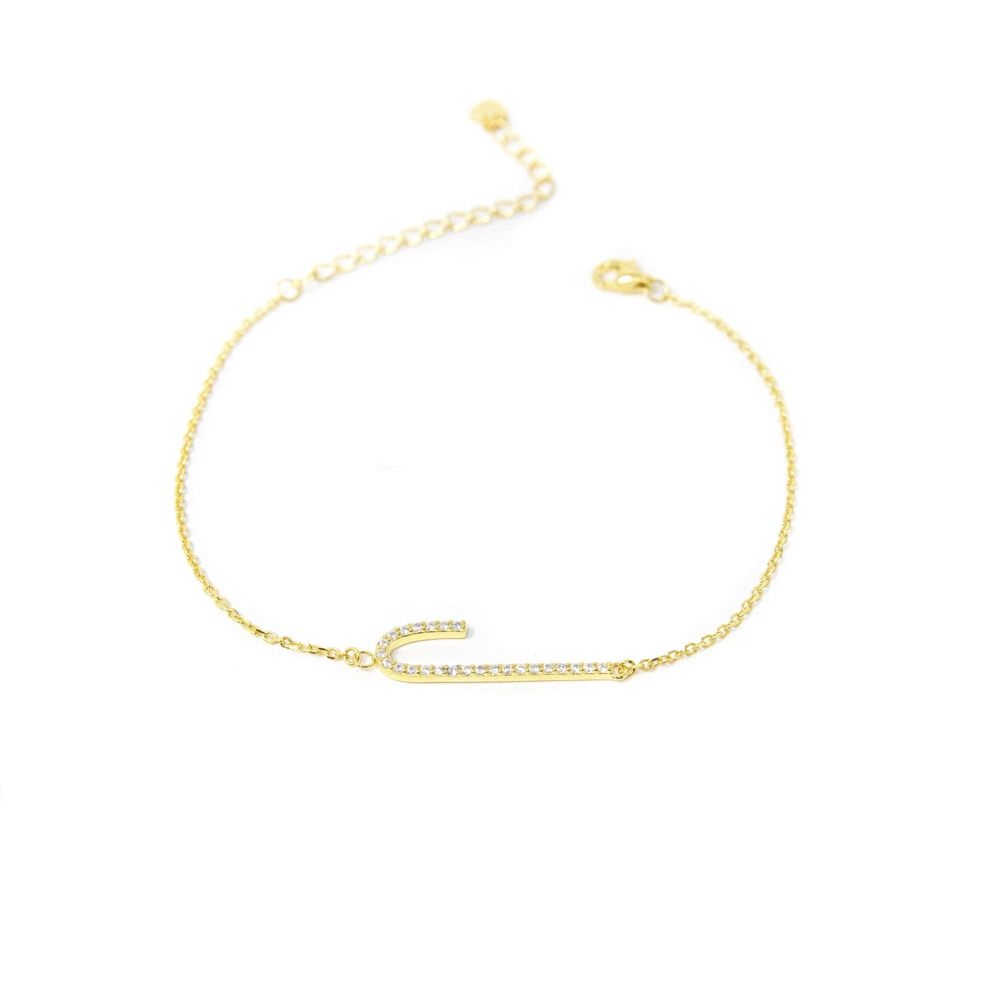 Tall Initial Bracelet