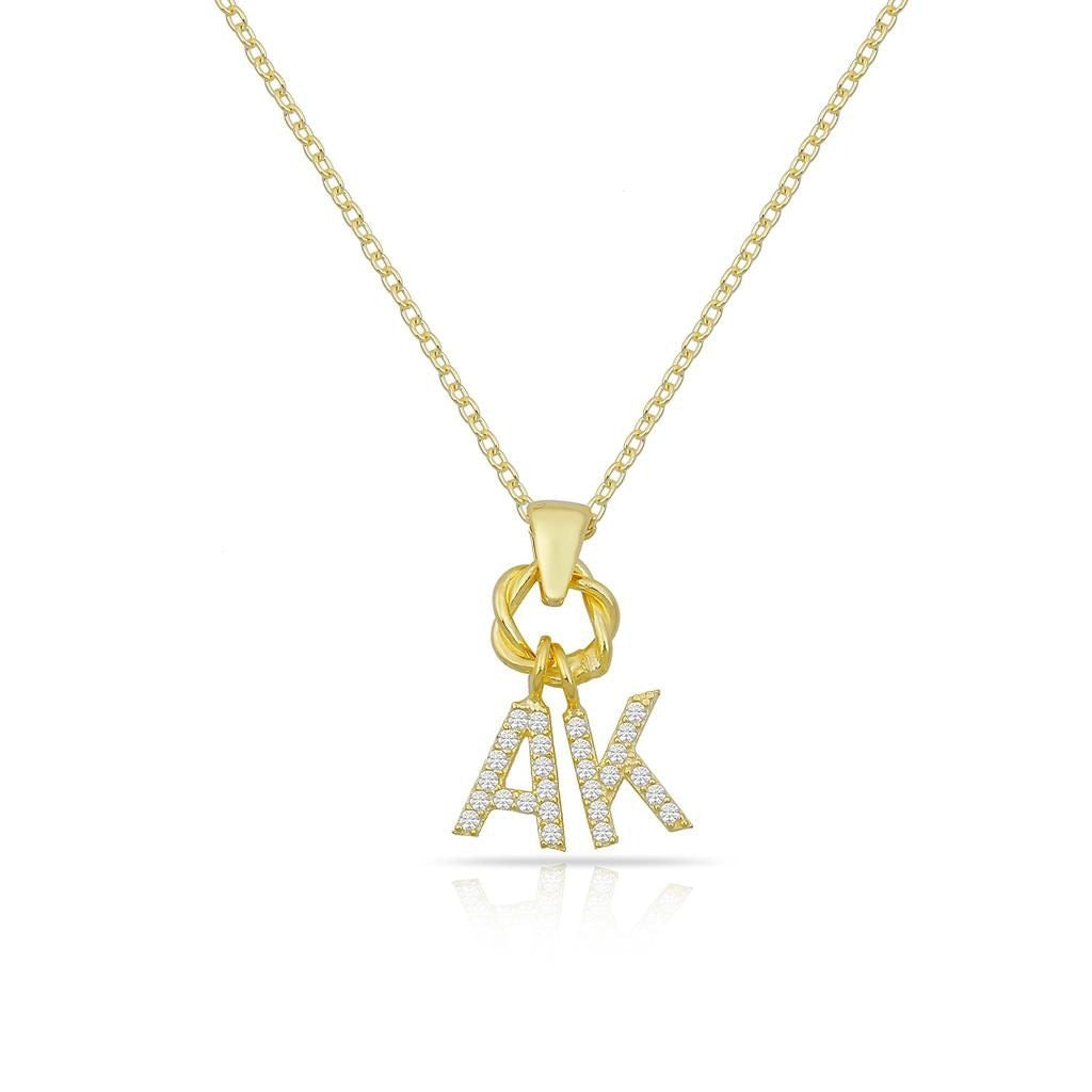 Custom Initial Charm Necklace
