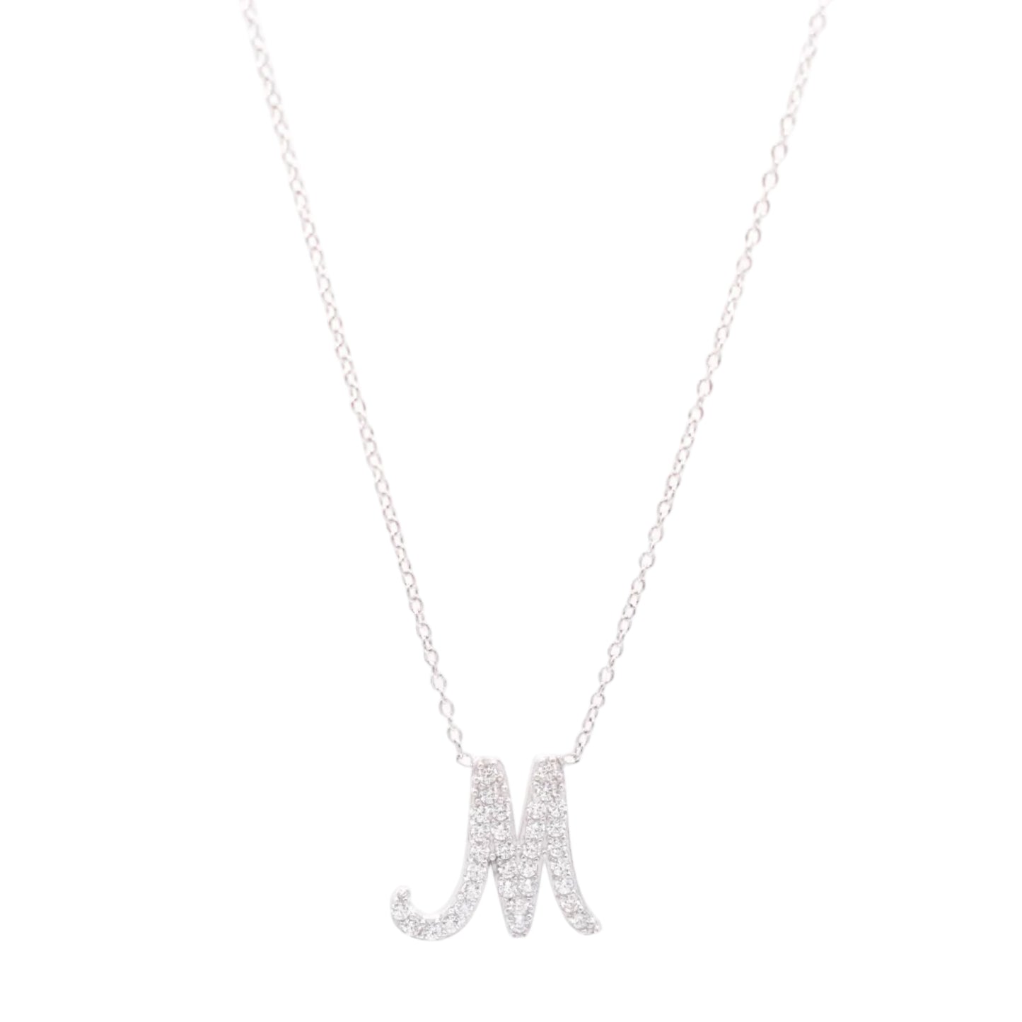 Custom Script Initial Necklace
