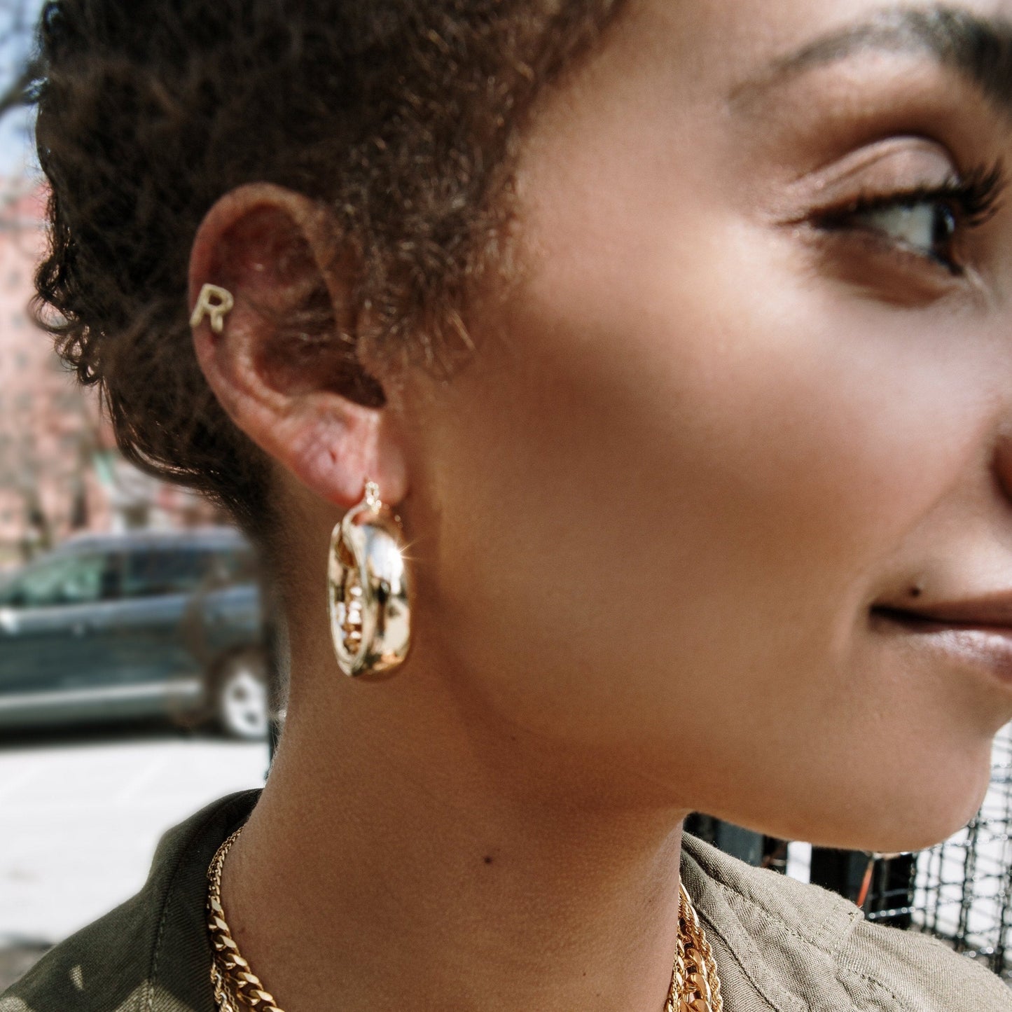 Classic Initial Earrings