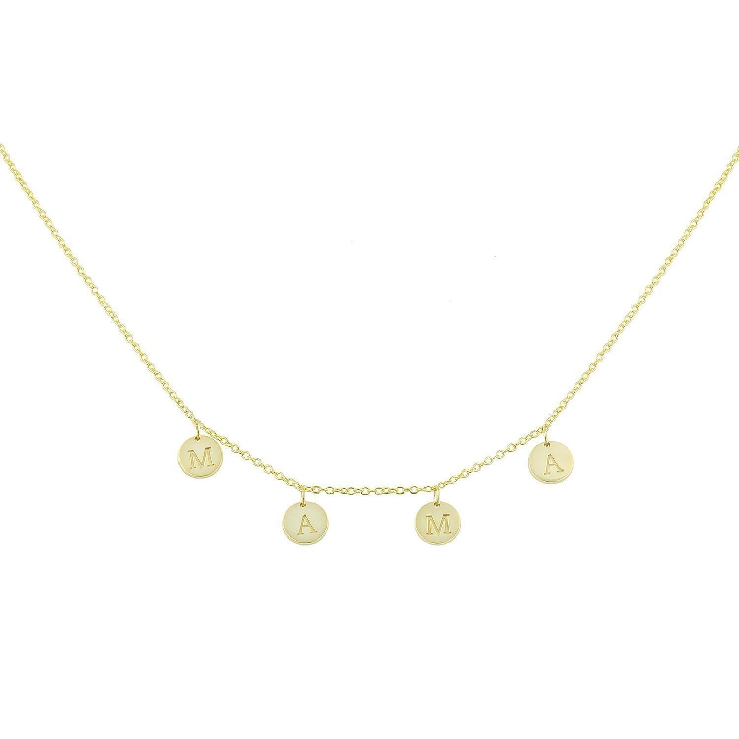 Mama Coin Charm Necklace or Bracelet