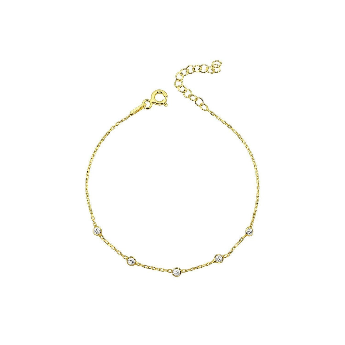 TSK Loverly Diamond Dotted Bracelet