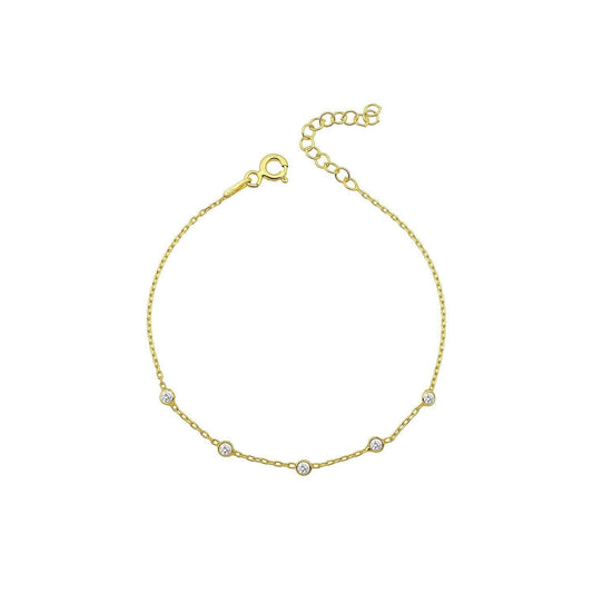 TSK Loverly Diamond Dotted Bracelet
