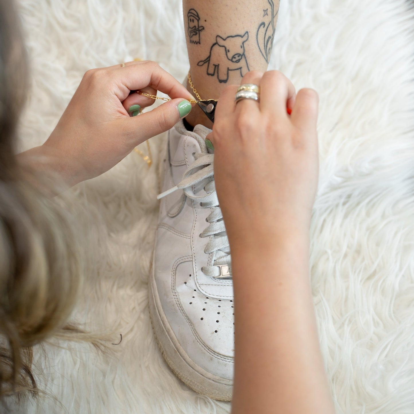 Sis Kiss Links Permanent Jewelry