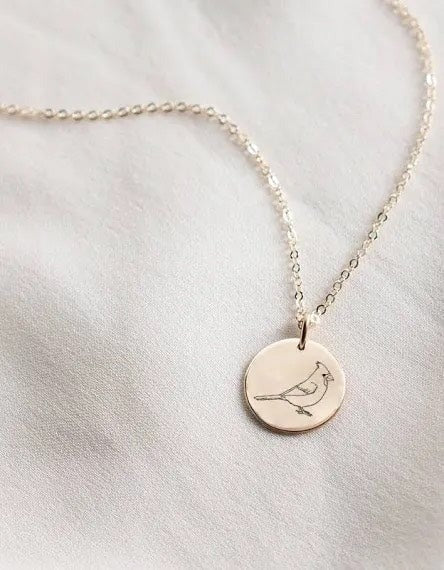 The Crew Cardinal Charm Necklace