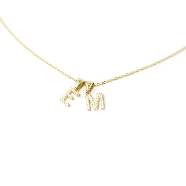 Custom Layered Initial Necklace