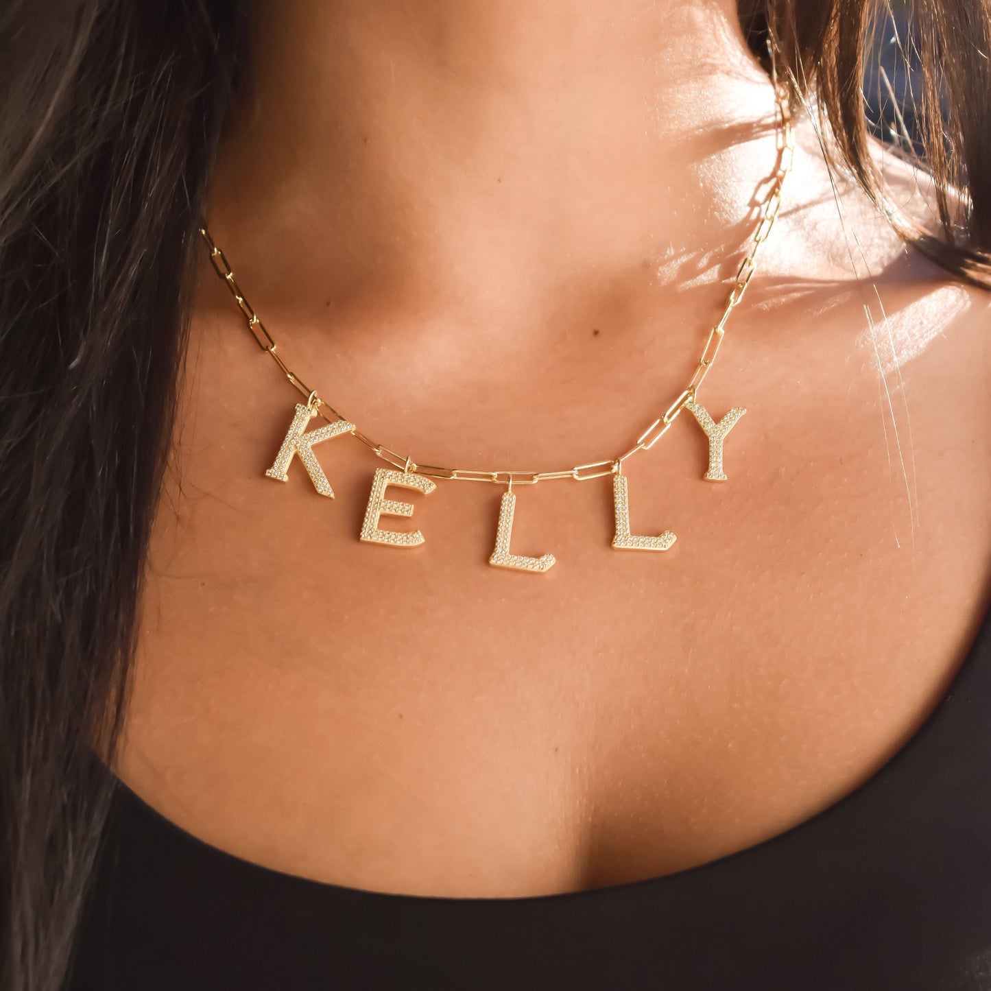 Custom Statement Name Necklace