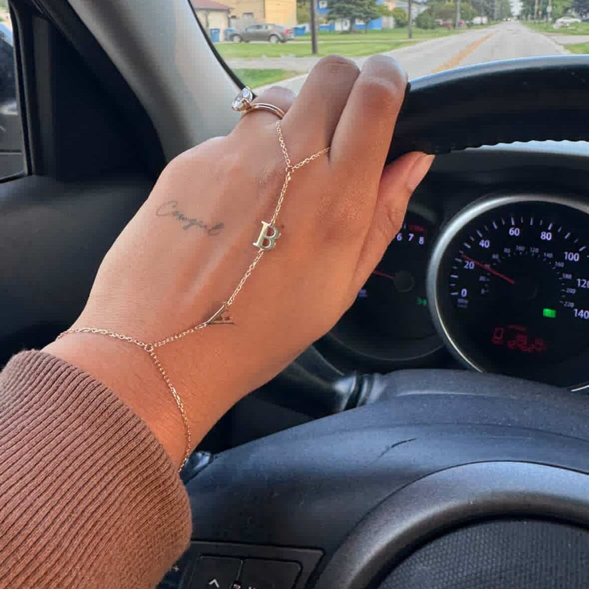 Custom Initial Hand Chain