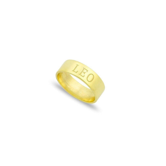 Custom Name Band Ring