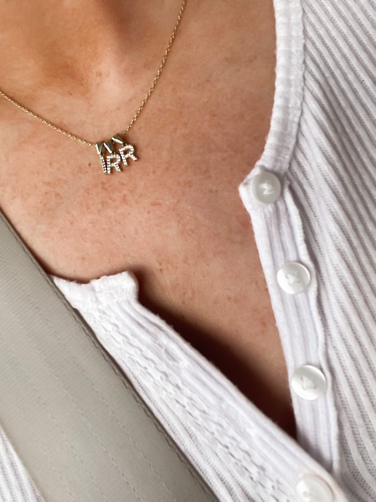 Custom Layered Initial Necklace