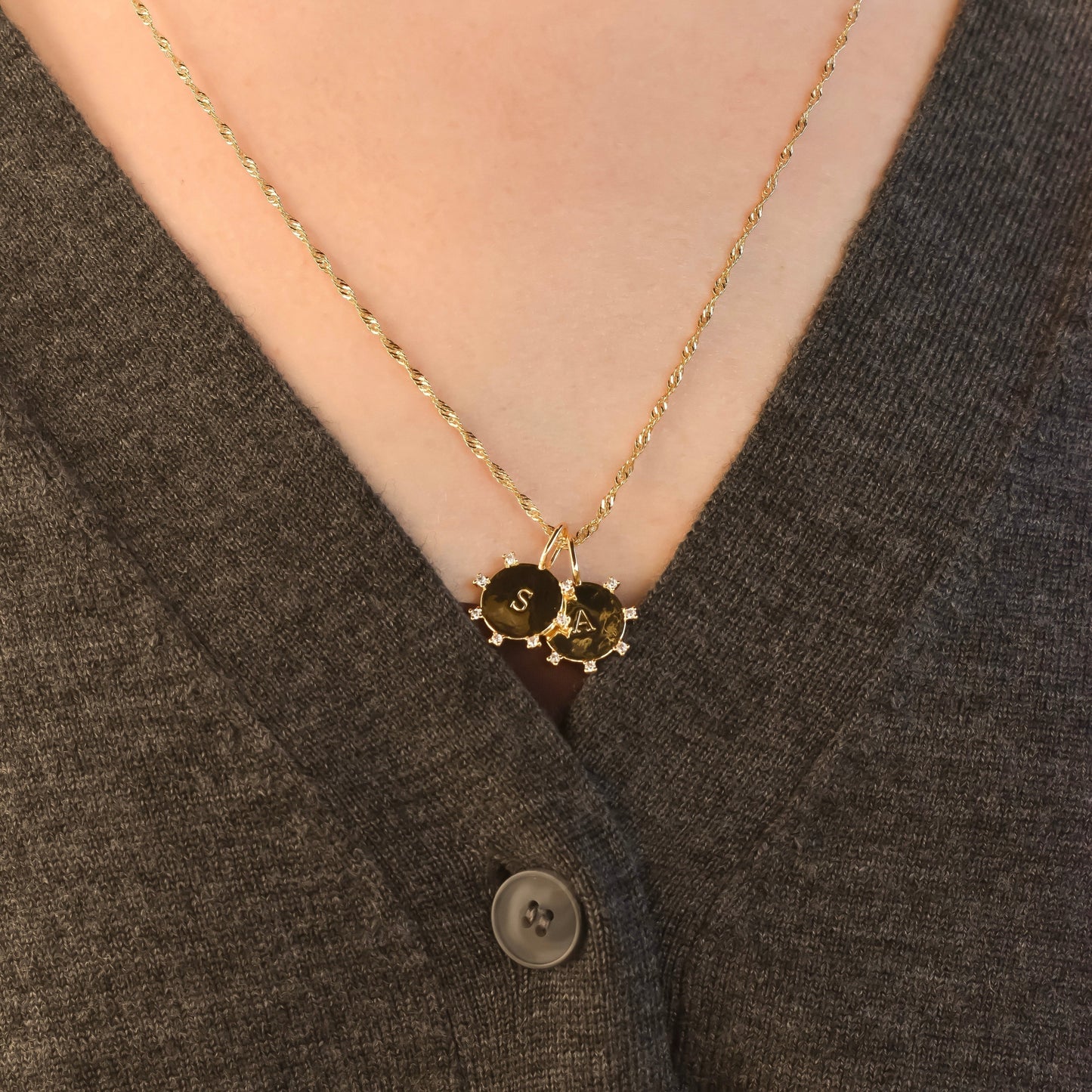 Harper Initial Charm