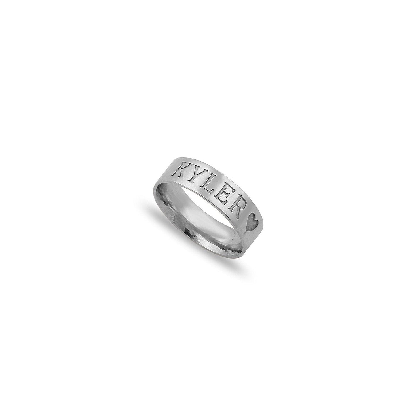 Custom Name Band Ring