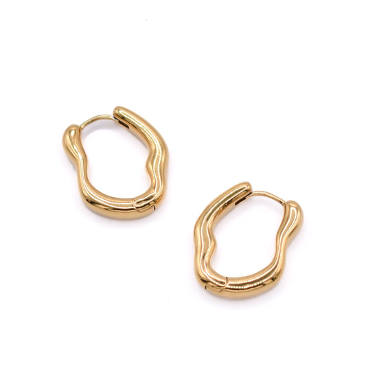 Liquid Gold Hoops