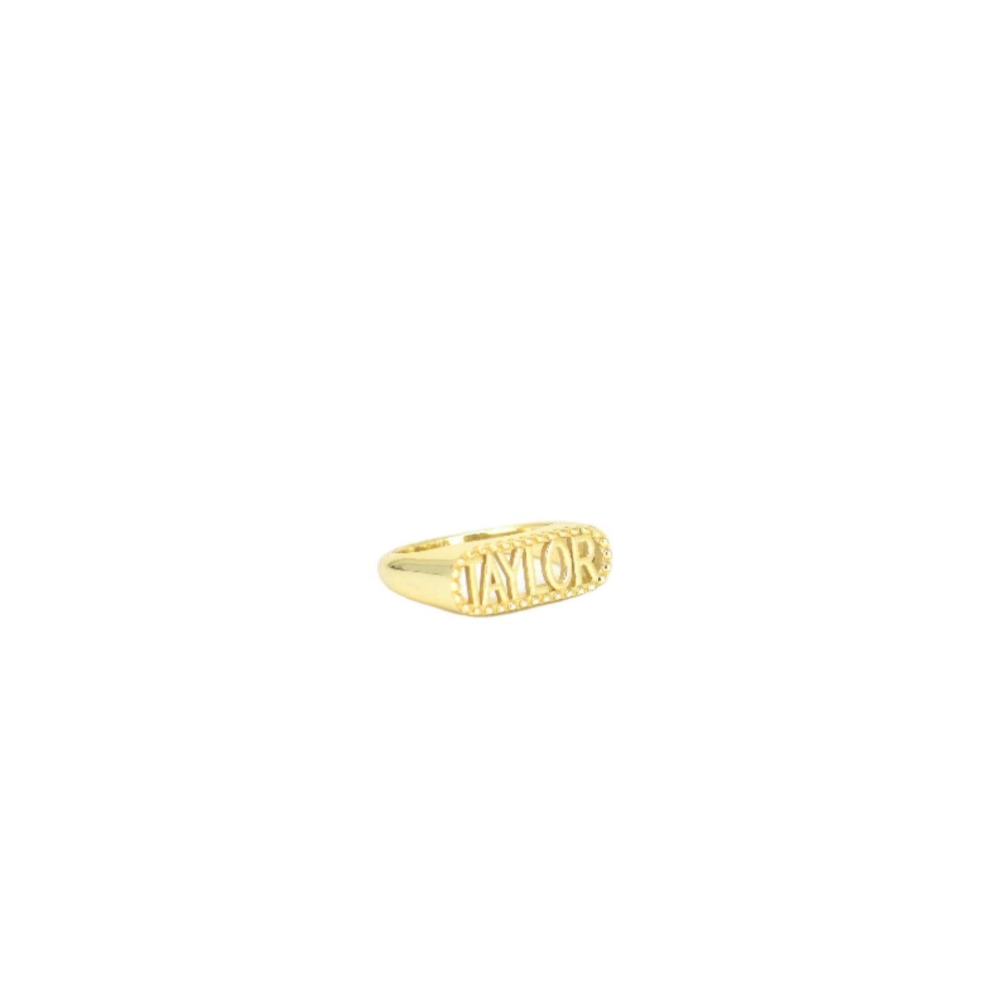Custom Nameplate Ring