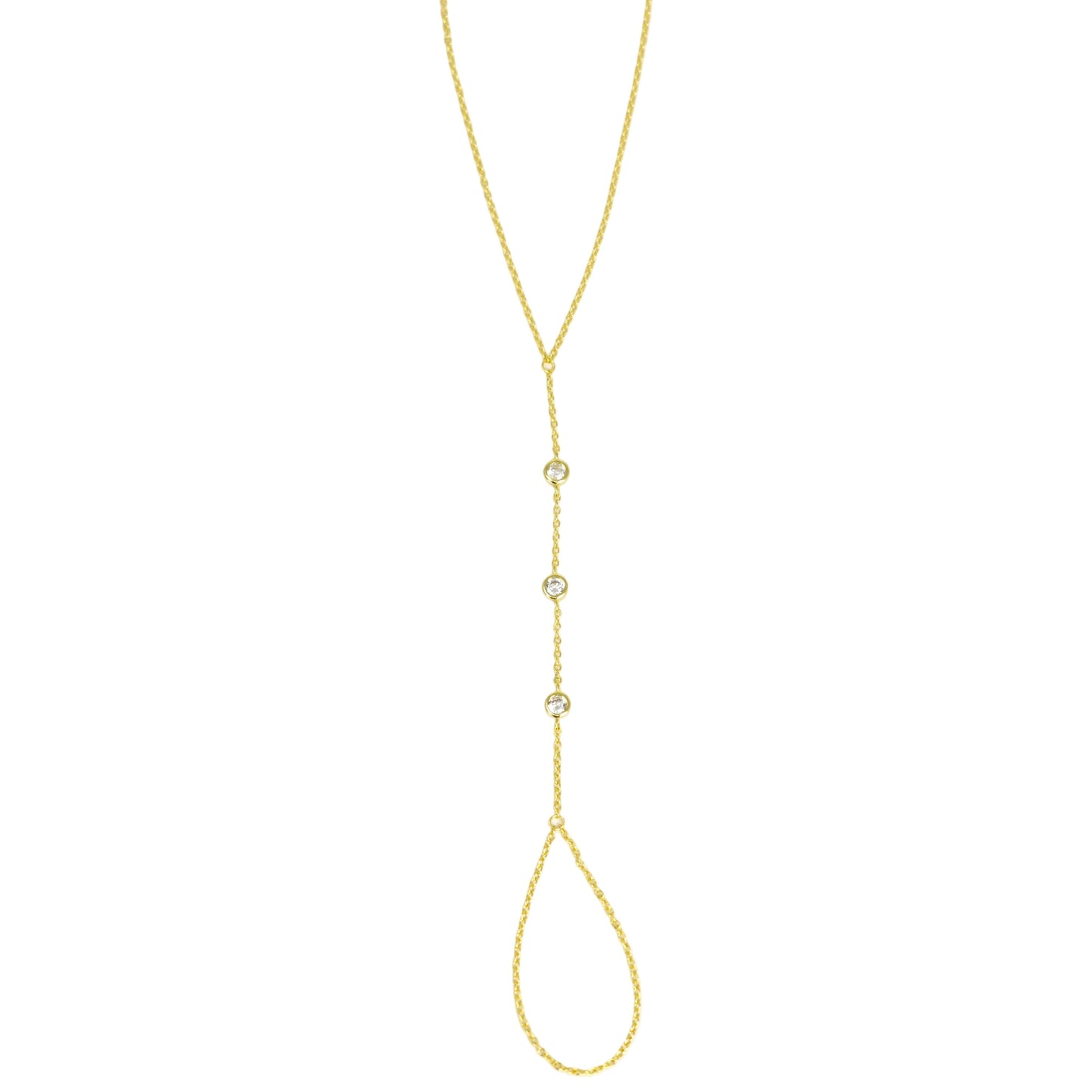 Crystal Dotted Hand Chain