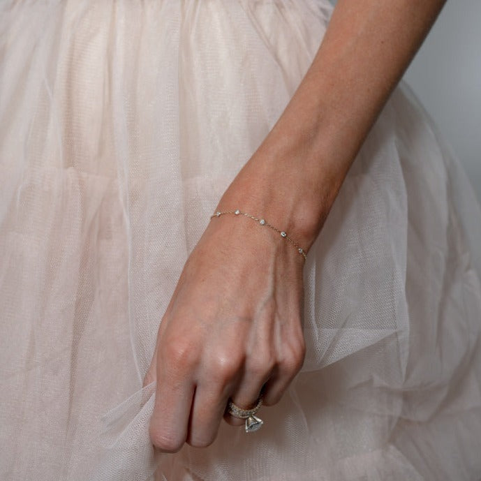 Loverly Crystal Dotted Bracelet