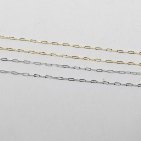Mini Paperclip Chain Necklace