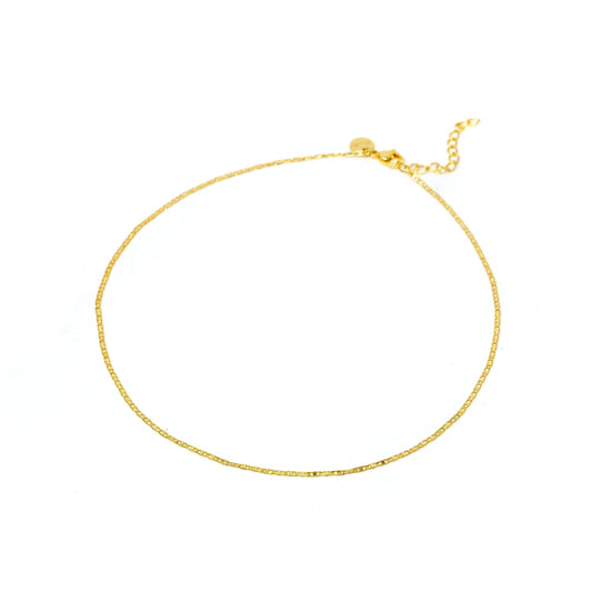 Skinny Anchor Chain Necklace
