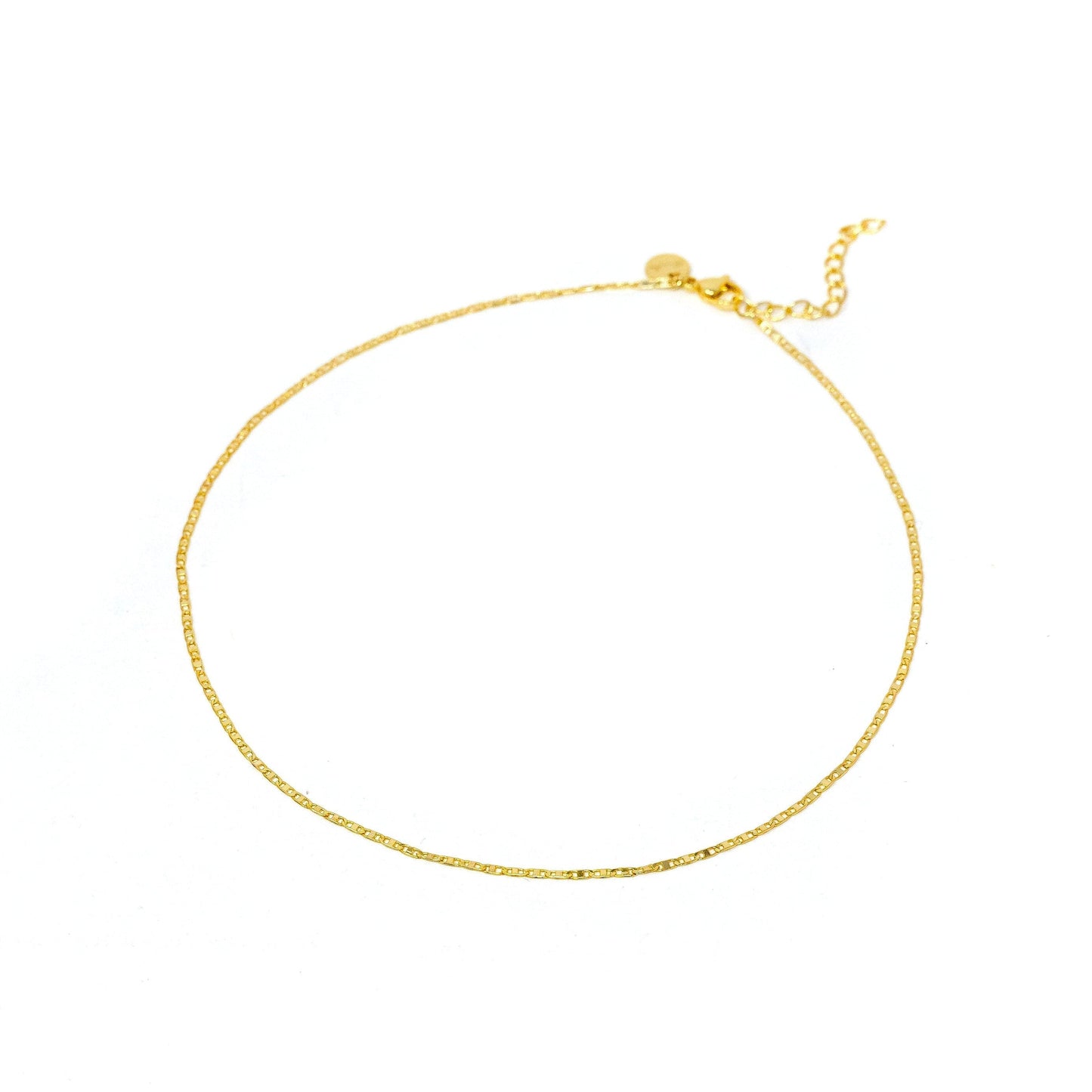Skinny Anchor Chain Necklace