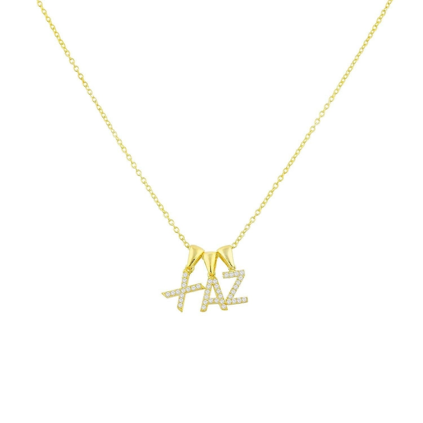 Custom Layered Initial Necklace