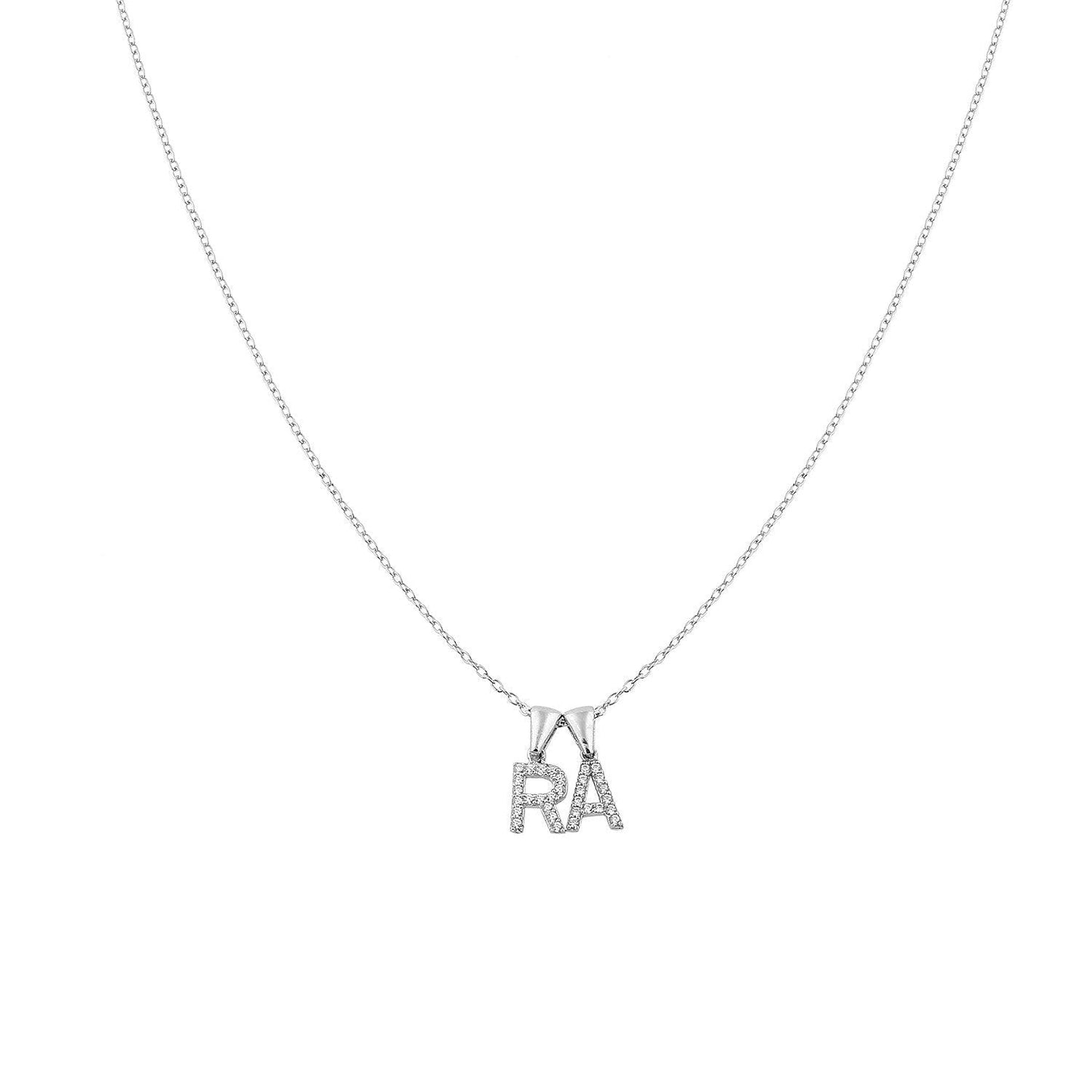 Custom Layered Initial Necklace