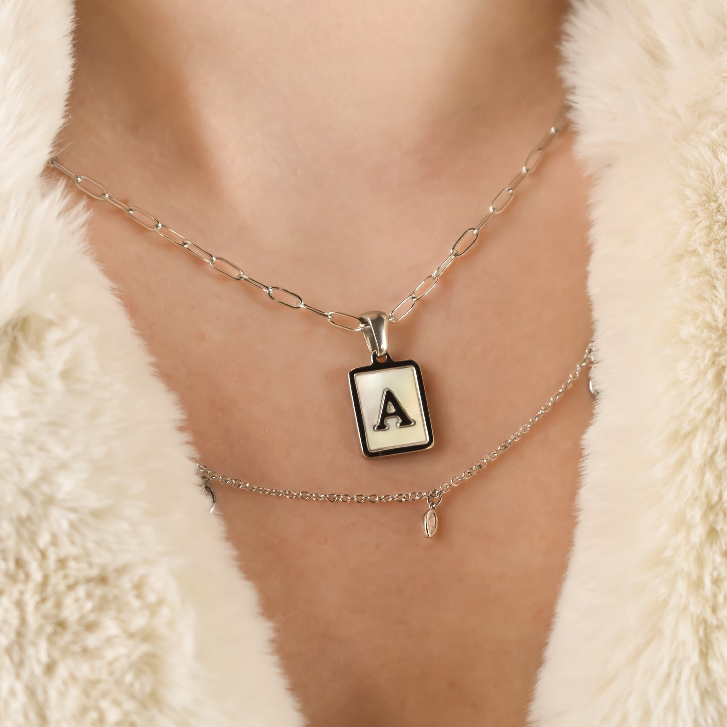 Ocean Drive Initial Necklace