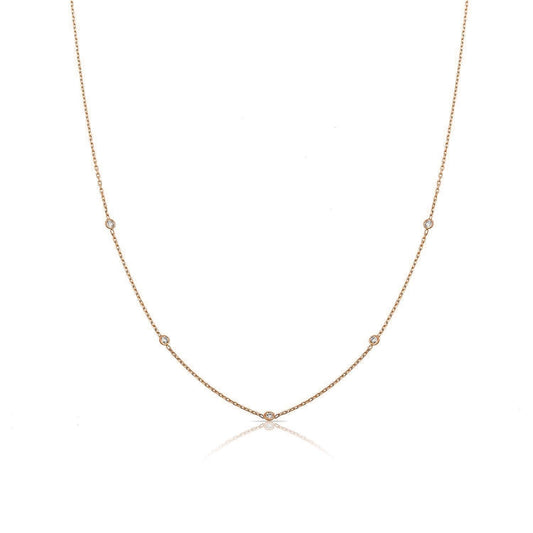 Loverly Crystal Dotted Necklace