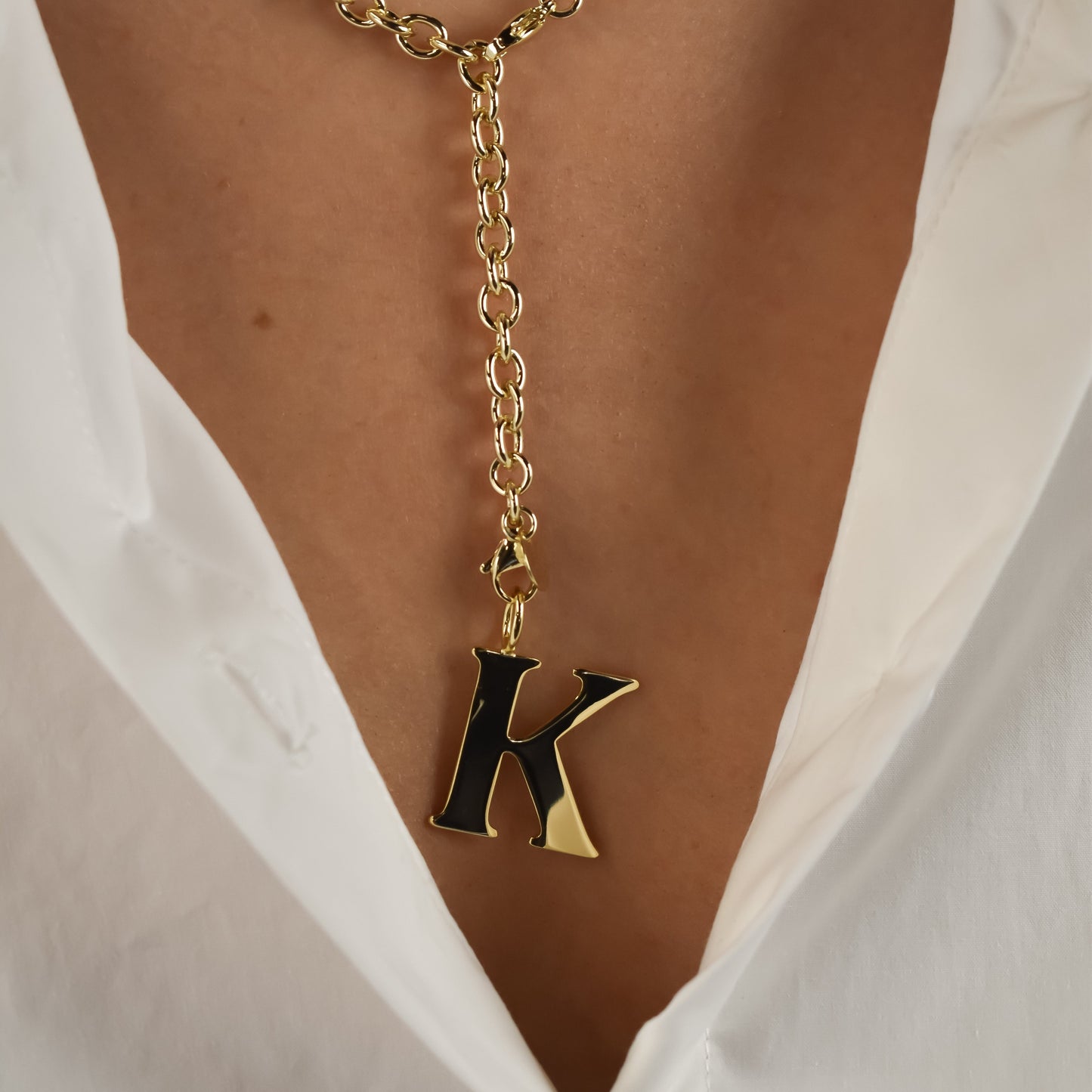 All American Initial Charm