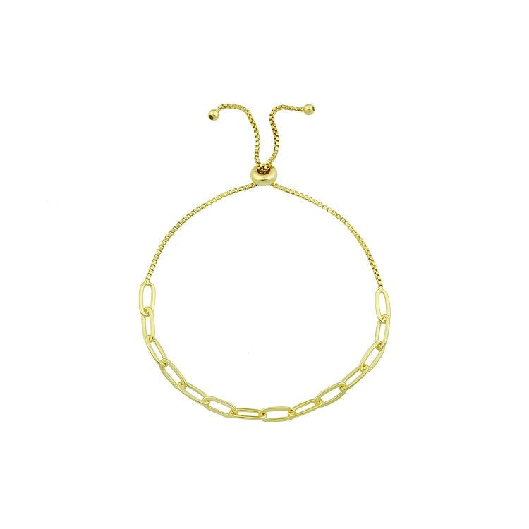 Gold Links Adjustable Bracelets