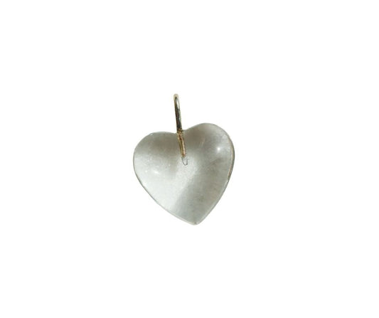 Palm Beach Stone Heart Charm Clear