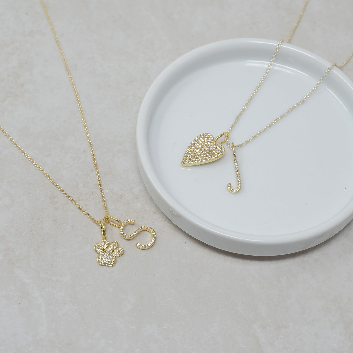 Sleek Initial Charm