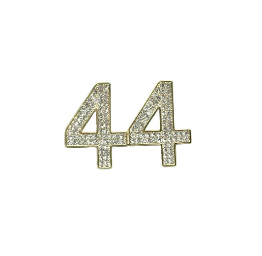 Customized Number Brooch