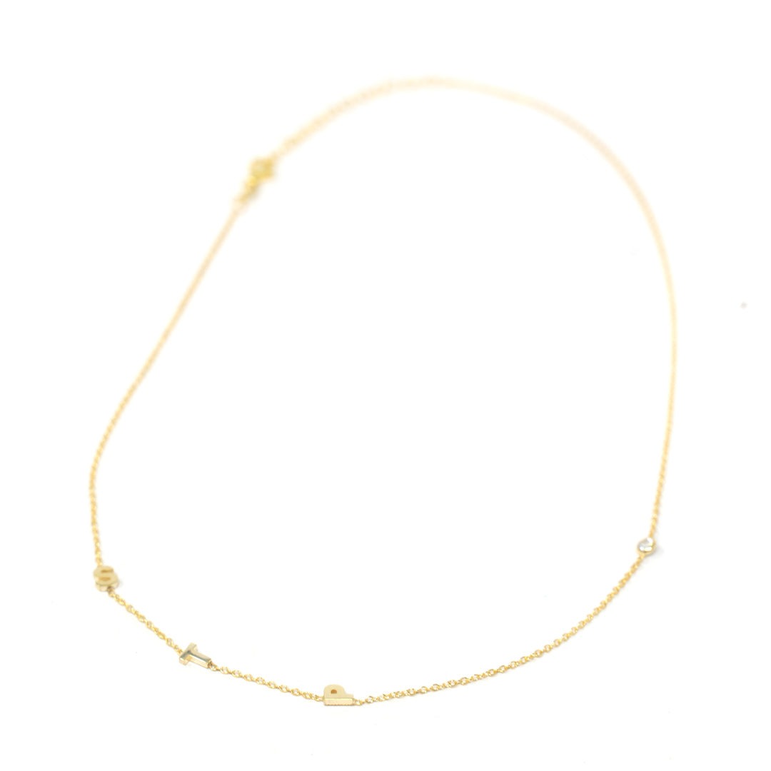 Custom Love Letters Necklace