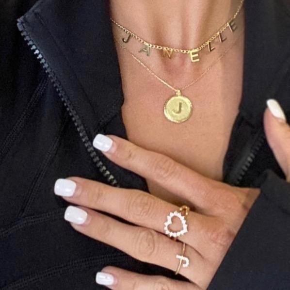 Adjustable Crystal Initial Ring