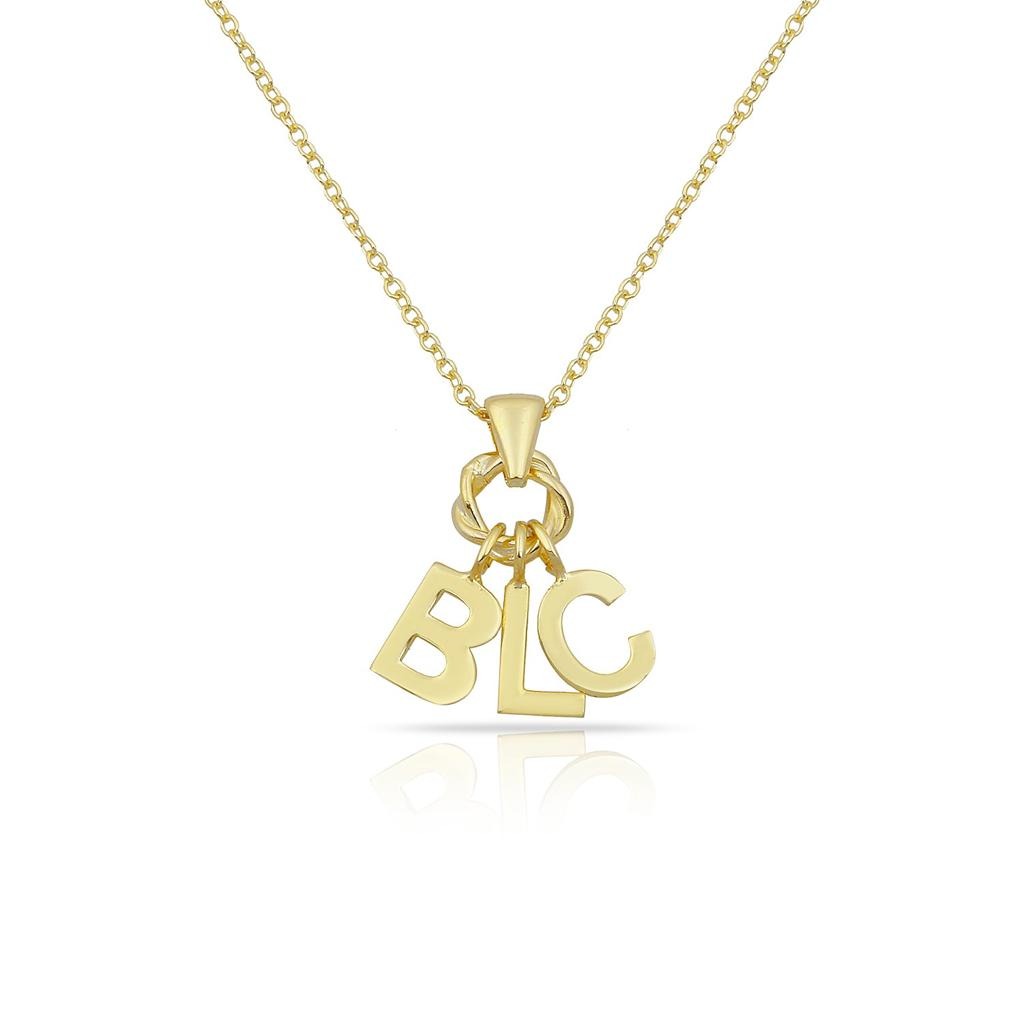 Custom Initial Charm Necklace