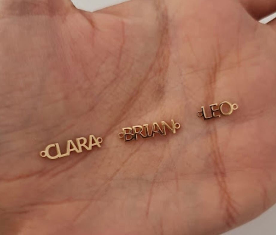 Custom Name Connector - Sis Kiss Links Permanent Jewelry