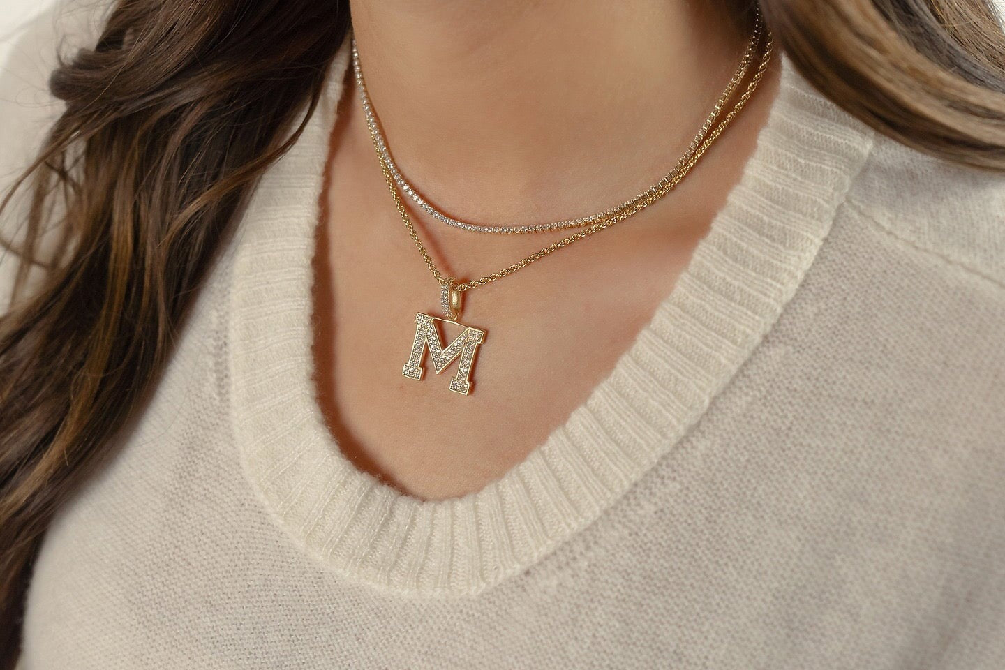 Varsity Letter Charm