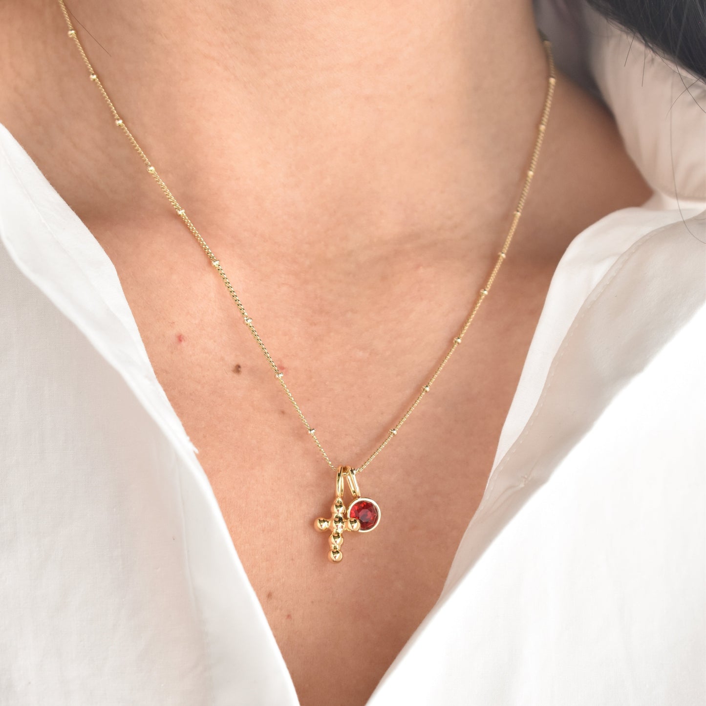 Mini Hope Cross Charm