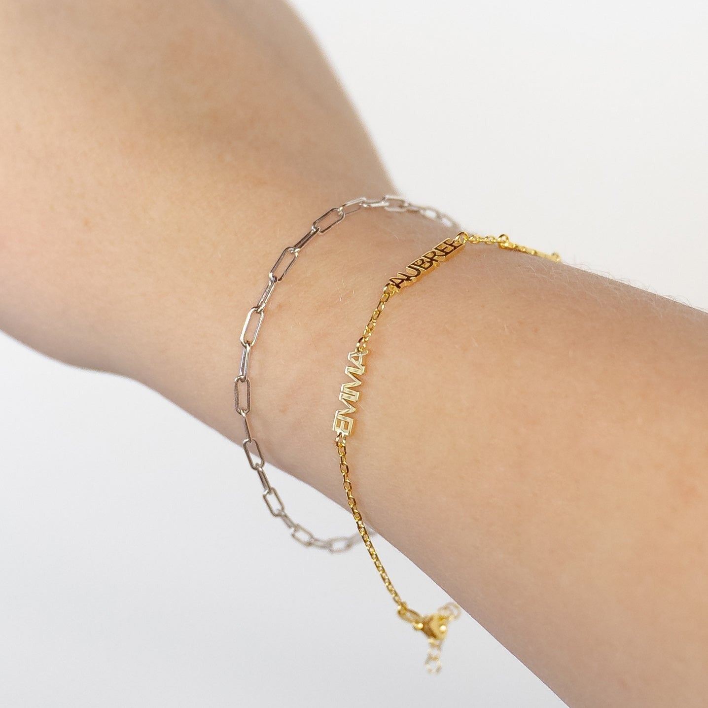 Custom My Mantra Name Bracelet