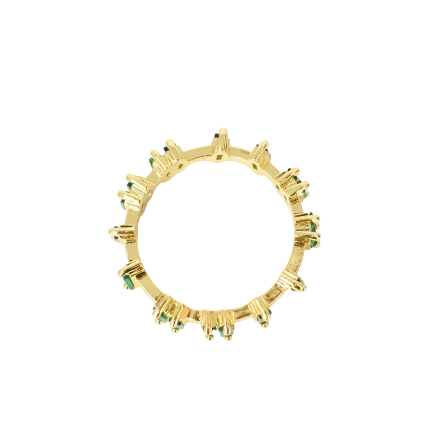 Emerald Baguette Ring