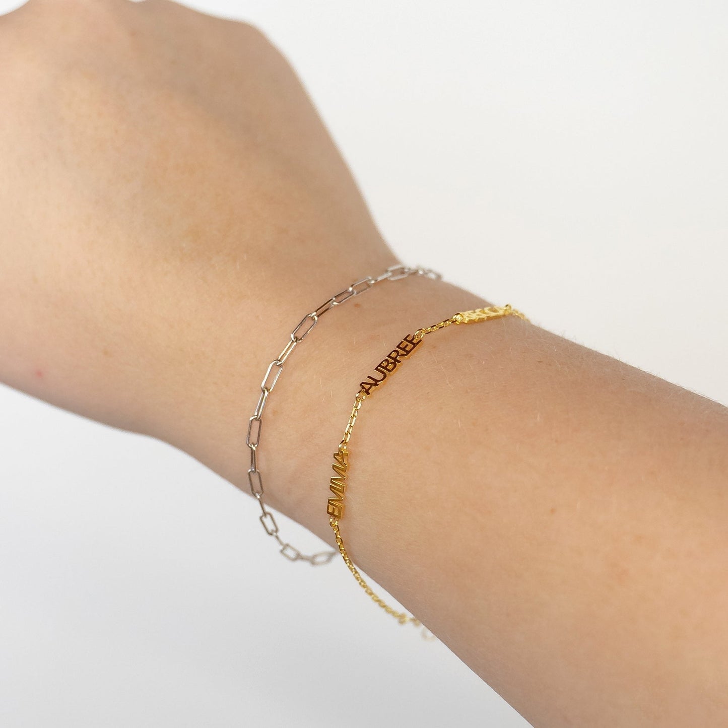 Custom My Mantra Name Bracelet