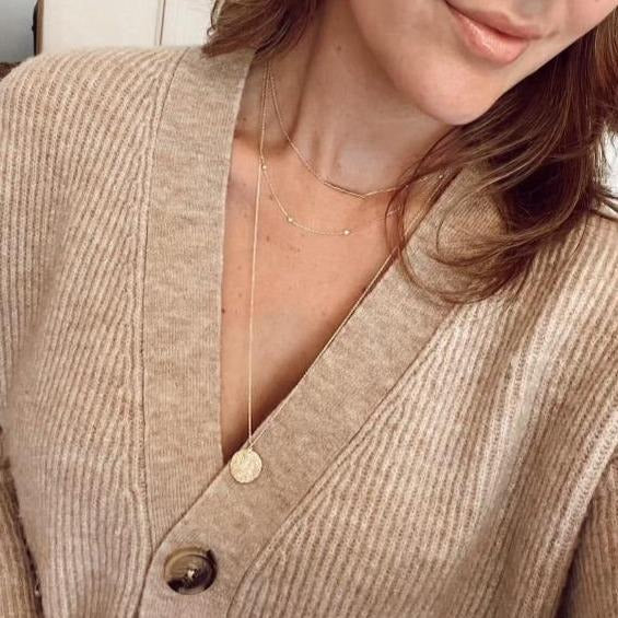 Loverly Crystal Dotted Necklace